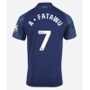 Leicester City Issahaku Fatawu #7 Bortatröja 2025-26 Kortärmad Leicester City Issahaku Fatawu #7 Bortatröja 2025-26 Kortärmad